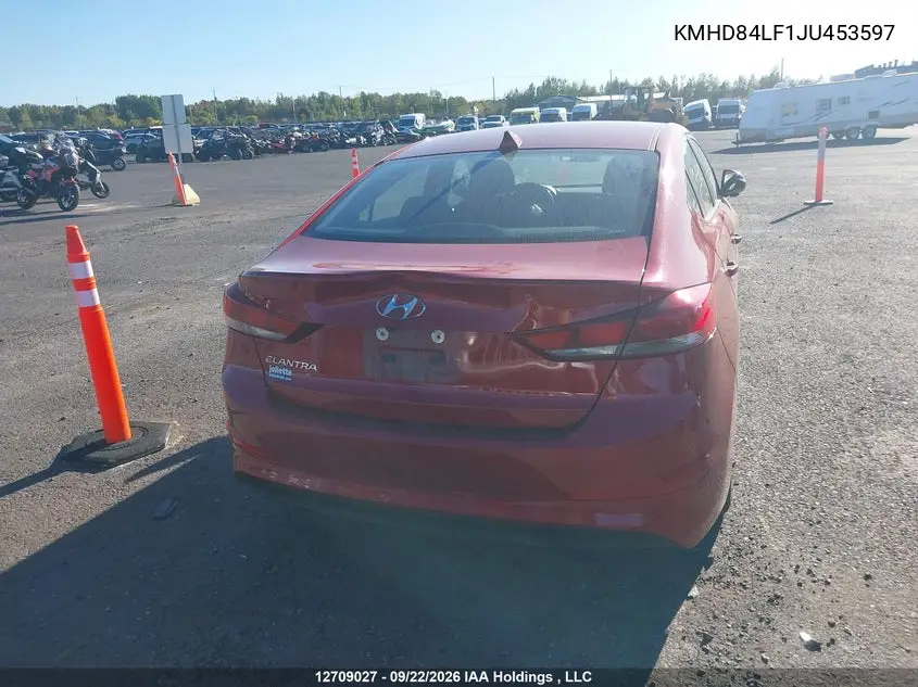 2018 HYUNDAI ELANTRA VIN KMHD84LF1JU453597 — фото 17