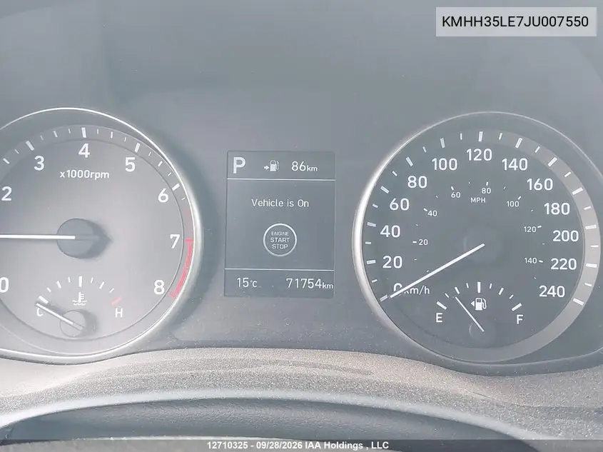 2018 HYUNDAI ELANTRA VIN KMHH35LE7JU007550 — фото 7