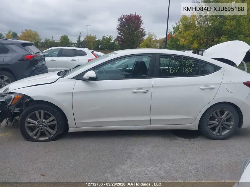 2018 HYUNDAI ELANTRA VIN KMHD84LFXJU695188 — фото 15