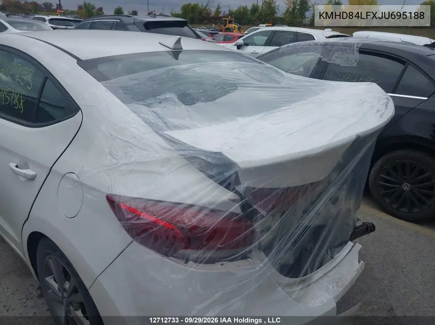 2018 HYUNDAI ELANTRA VIN KMHD84LFXJU695188 — фото 23