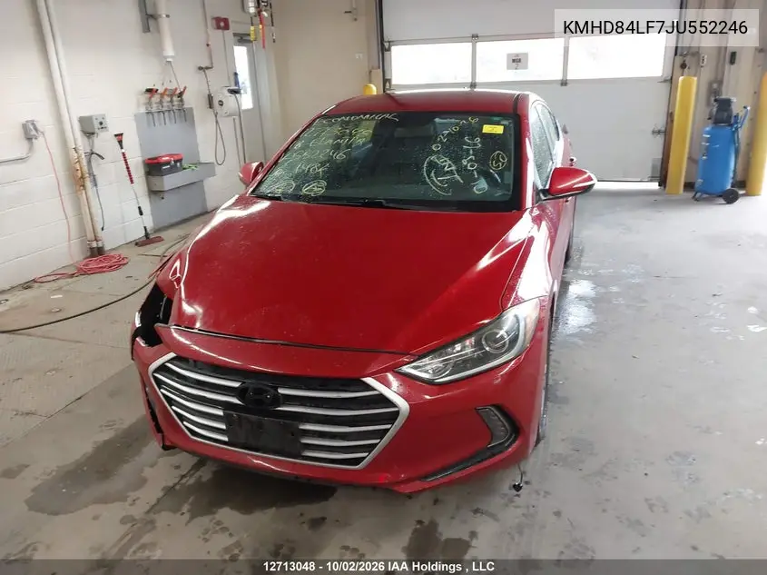 2018 HYUNDAI ELANTRA VIN KMHD84LF7JU552246 — фото 13