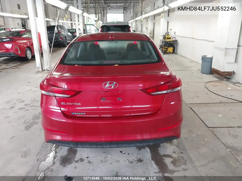 2018 HYUNDAI ELANTRA VIN KMHD84LF7JU552246 — фото 17
