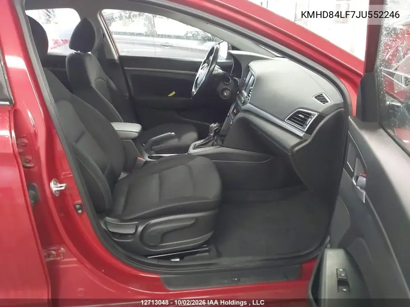 2018 HYUNDAI ELANTRA VIN KMHD84LF7JU552246 — фото 5