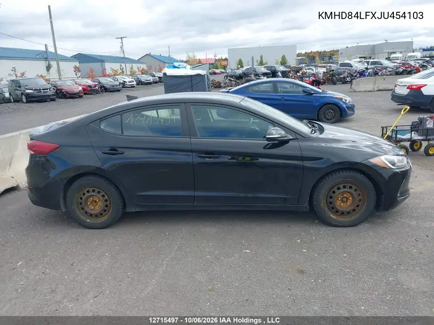 2018 HYUNDAI ELANTRA VIN KMHD84LFXJU454103 — фото 13