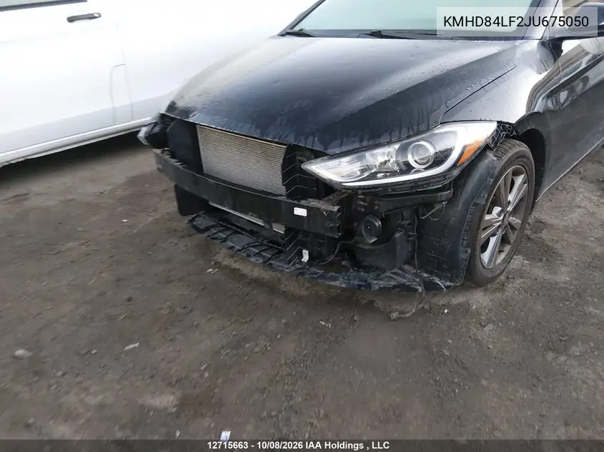 2018 HYUNDAI ELANTRA VIN KMHD84LF2JU675050 — фото 6