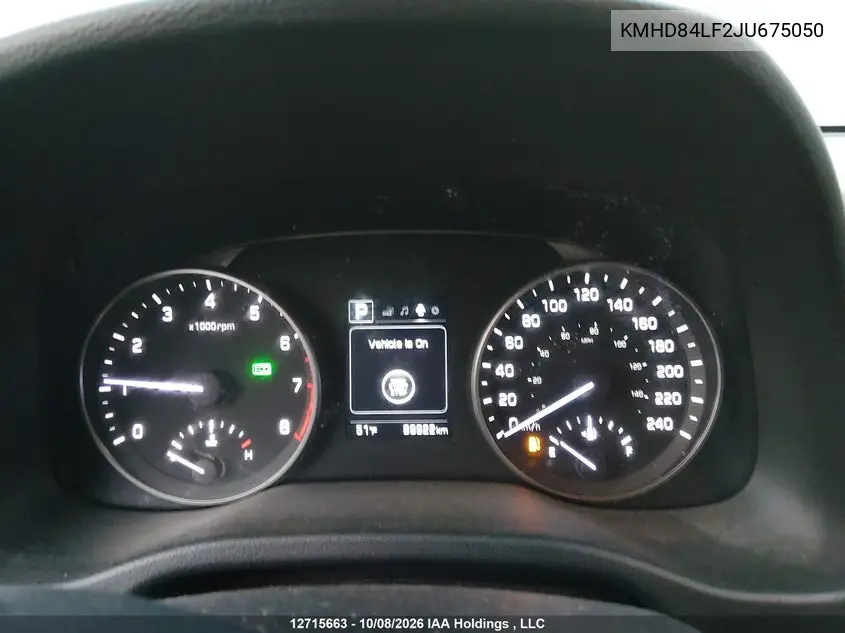 2018 HYUNDAI ELANTRA VIN KMHD84LF2JU675050 — фото 7