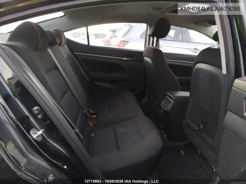 2018 HYUNDAI ELANTRA VIN KMHD84LF2JU675050 — фото 8