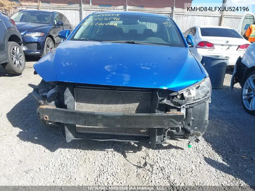 2018 HYUNDAI ELANTRA VIN KMHD84LFXJU524196 — фото 12