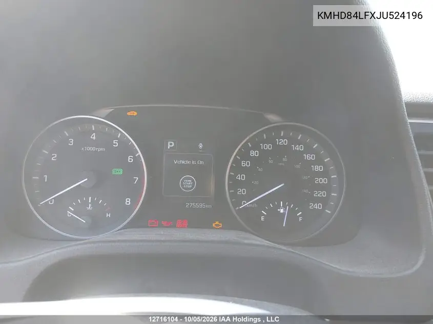 2018 HYUNDAI ELANTRA VIN KMHD84LFXJU524196 — фото 7