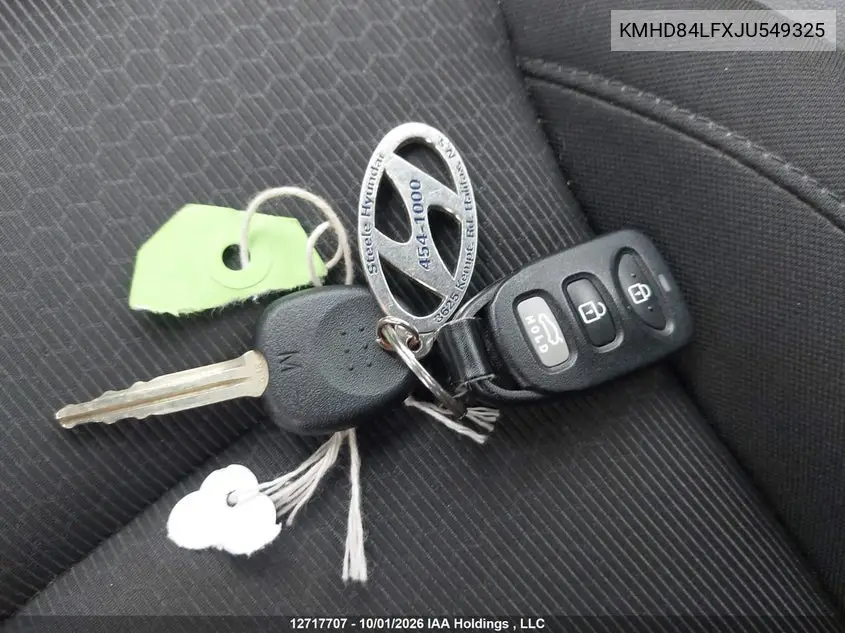 2018 HYUNDAI ELANTRA VIN KMHD84LFXJU549325 — фото 11