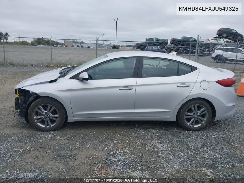 2018 HYUNDAI ELANTRA VIN KMHD84LFXJU549325 — фото 15