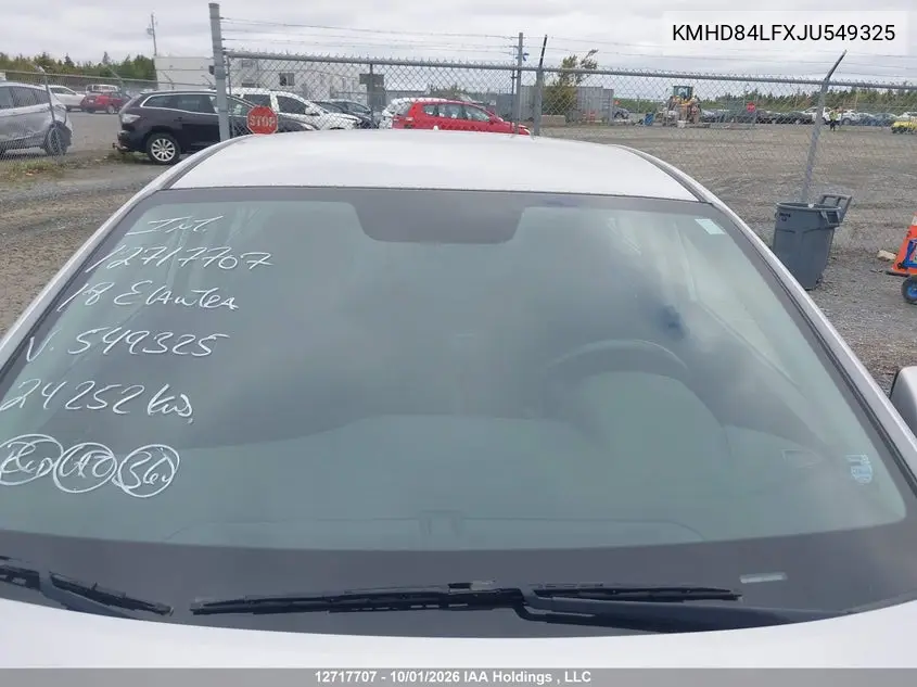 2018 HYUNDAI ELANTRA VIN KMHD84LFXJU549325 — фото 18