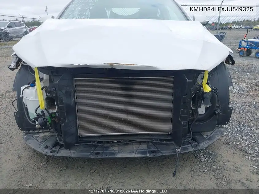2018 HYUNDAI ELANTRA VIN KMHD84LFXJU549325 — фото 6