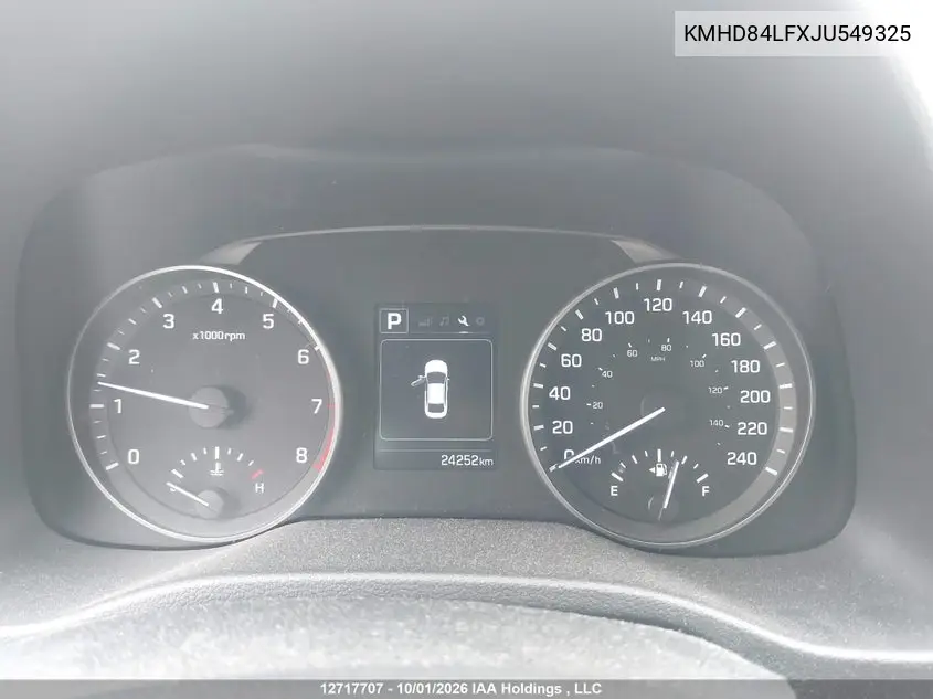 2018 HYUNDAI ELANTRA VIN KMHD84LFXJU549325 — фото 7