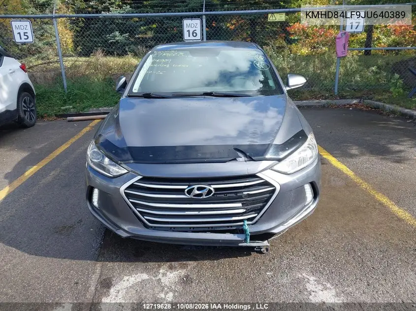 2018 HYUNDAI ELANTRA VIN KMHD84LF9JU640389 — фото 12
