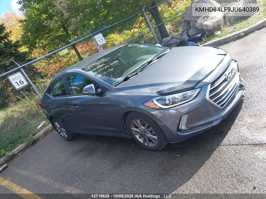 2018 HYUNDAI ELANTRA VIN KMHD84LF9JU640389 — фото 13