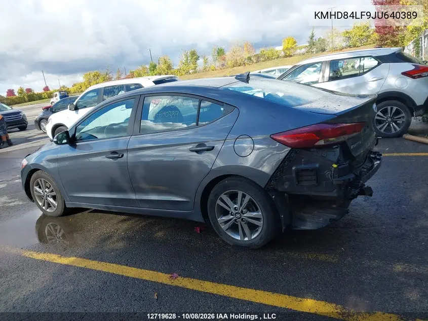 2018 HYUNDAI ELANTRA VIN KMHD84LF9JU640389 — фото 14