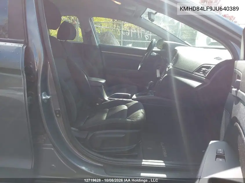 2018 HYUNDAI ELANTRA VIN KMHD84LF9JU640389 — фото 5