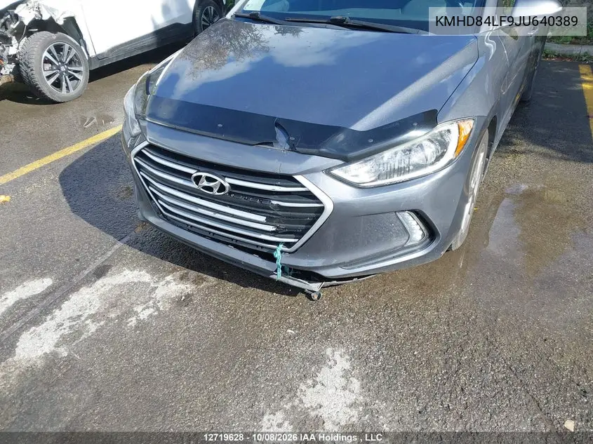 2018 HYUNDAI ELANTRA VIN KMHD84LF9JU640389 — фото 6