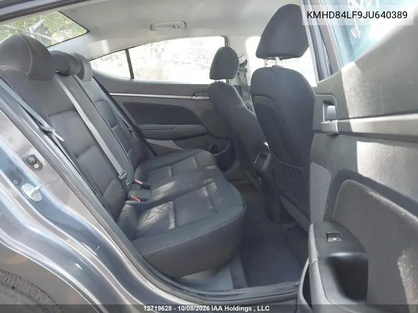 2018 HYUNDAI ELANTRA VIN KMHD84LF9JU640389 — фото 8