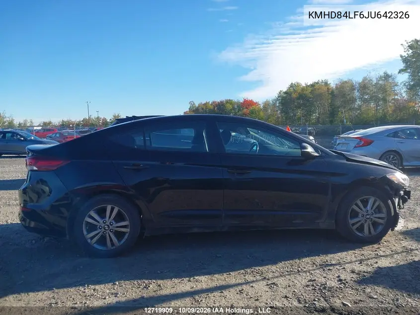 2018 HYUNDAI ELANTRA VIN KMHD84LF6JU642326 — фото 14