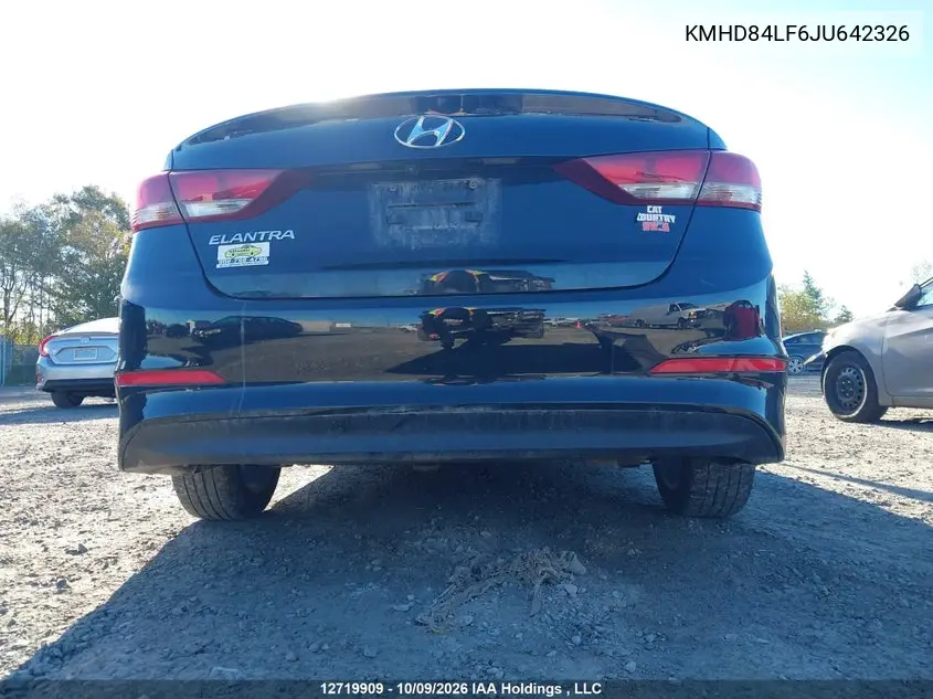 2018 HYUNDAI ELANTRA VIN KMHD84LF6JU642326 — фото 17
