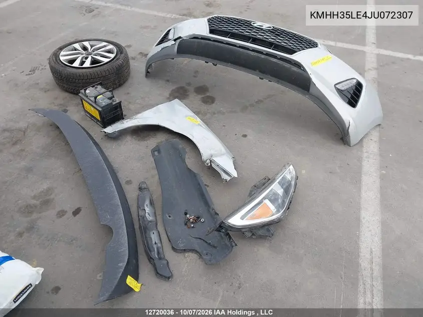 2018 HYUNDAI ELANTRA VIN KMHH35LE4JU072307 — фото 12