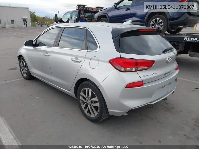2018 HYUNDAI ELANTRA VIN KMHH35LE4JU072307 — фото 3