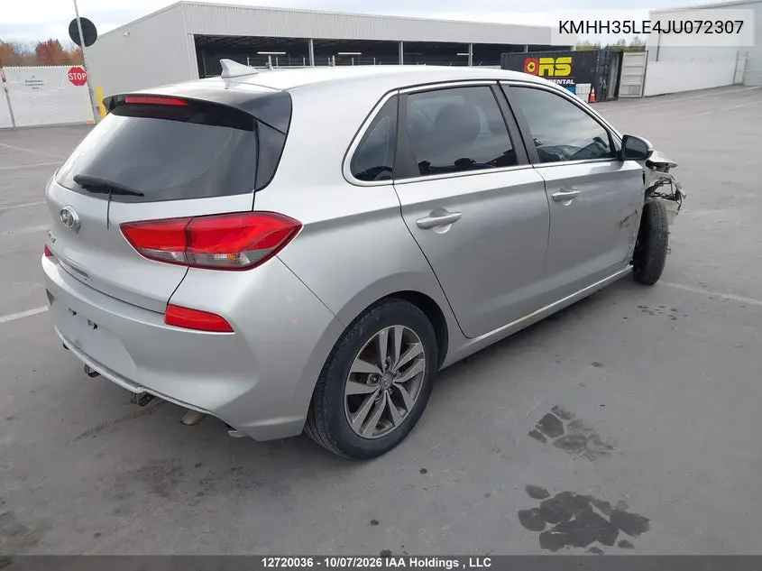 2018 HYUNDAI ELANTRA VIN KMHH35LE4JU072307 — фото 4