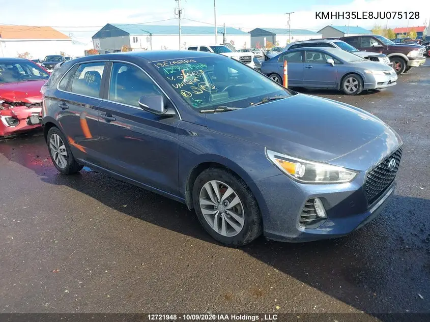 HYUNDAI ELANTRA 2018, VIN KMHH35LE8JU075128
