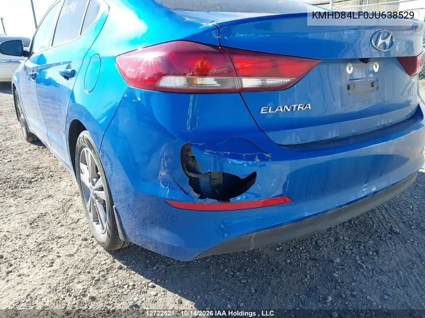 2018 HYUNDAI ELANTRA VIN KMHD84LF0JU638529 — фото 12
