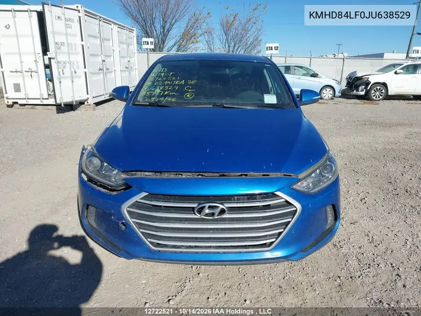 2018 HYUNDAI ELANTRA VIN KMHD84LF0JU638529 — фото 13