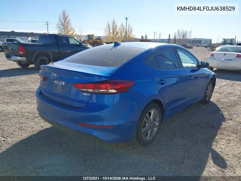 2018 HYUNDAI ELANTRA VIN KMHD84LF0JU638529 — фото 4