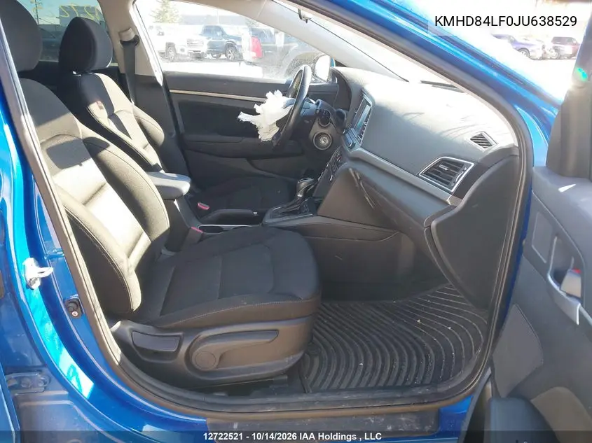 2018 HYUNDAI ELANTRA VIN KMHD84LF0JU638529 — фото 5