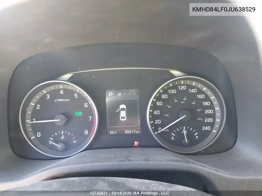 2018 HYUNDAI ELANTRA VIN KMHD84LF0JU638529 — фото 7