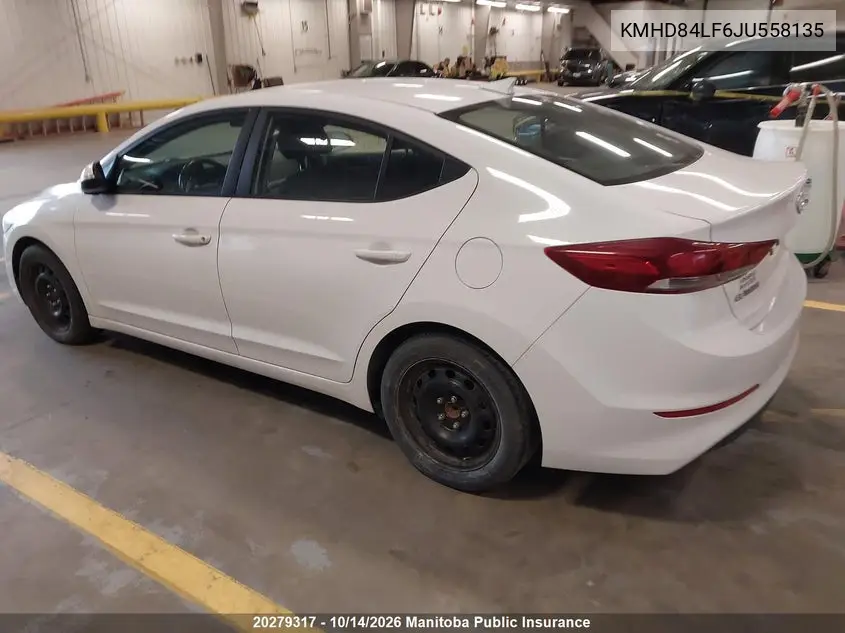 2018 HYUNDAI ELANTRA VIN KMHD84LF6JU558135 — фото 3