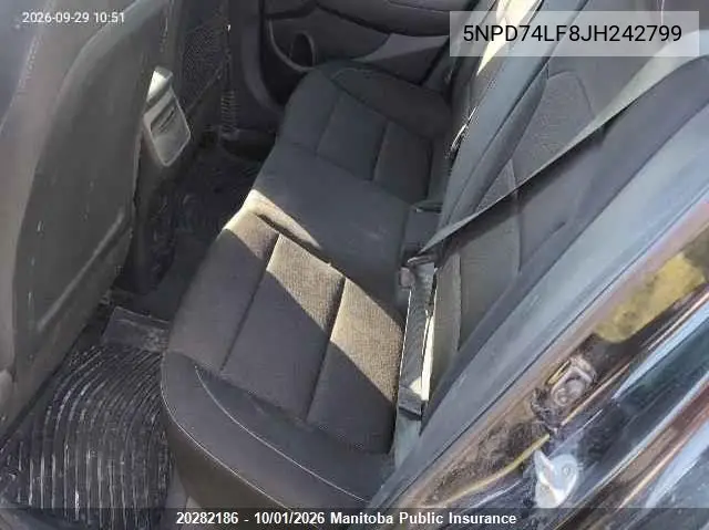 2018 HYUNDAI ELANTRA VIN 5NPD74LF8JH242799 — фото 8