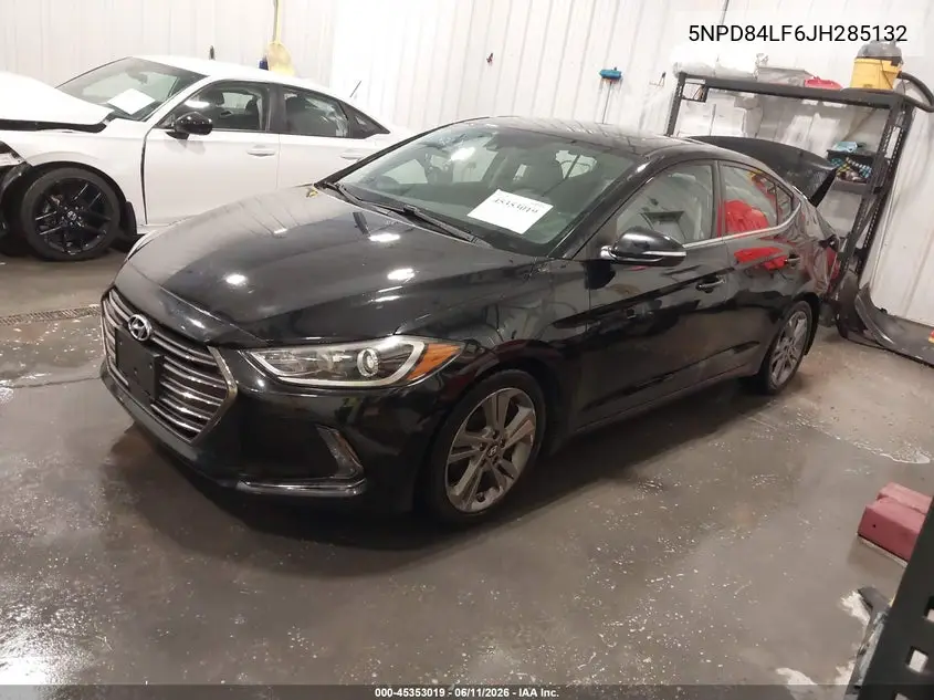 2018 HYUNDAI ELANTRA VIN 5NPD84LF6JH285132 — фото 2
