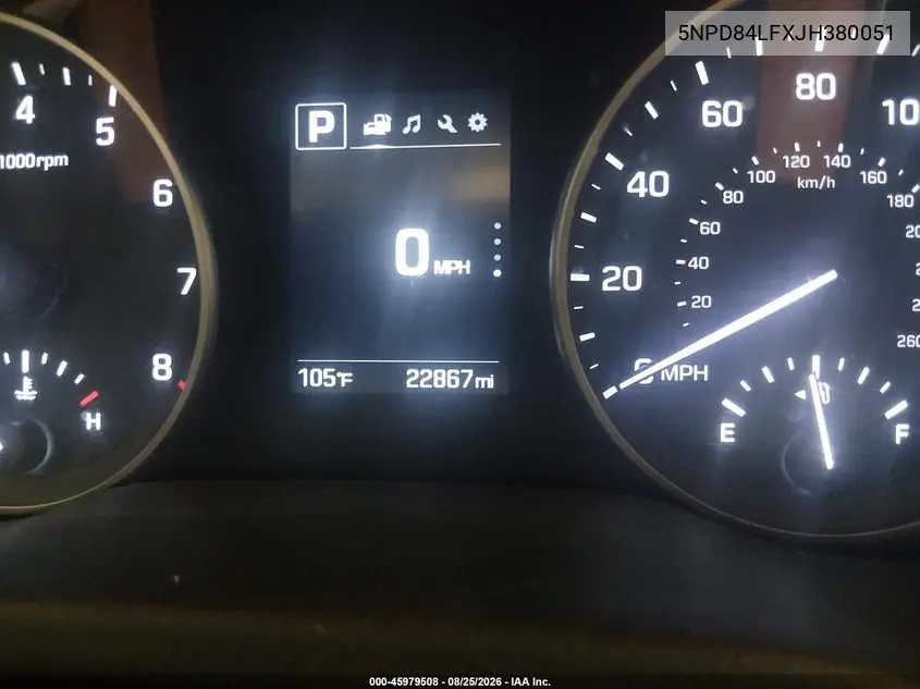 2018 HYUNDAI ELANTRA VIN 5NPD84LFXJH380051 — фото 15