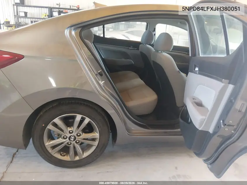 2018 HYUNDAI ELANTRA VIN 5NPD84LFXJH380051 — фото 8