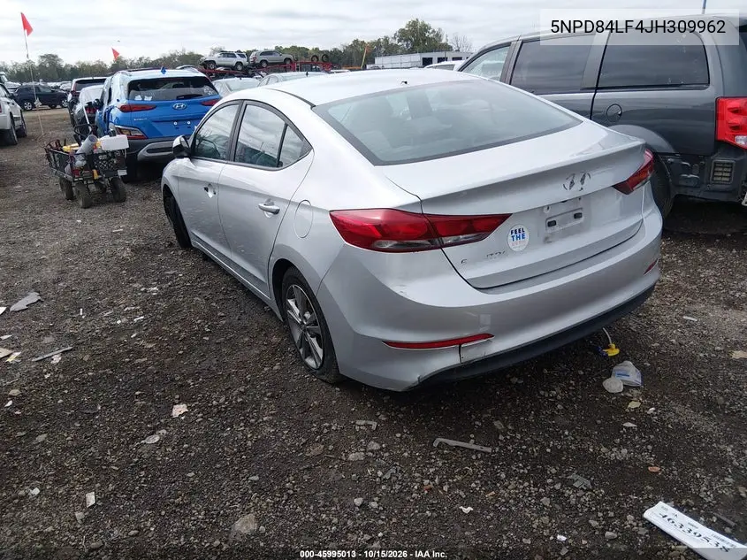 2018 HYUNDAI ELANTRA VIN 5NPD84LF4JH309962 — фото 3