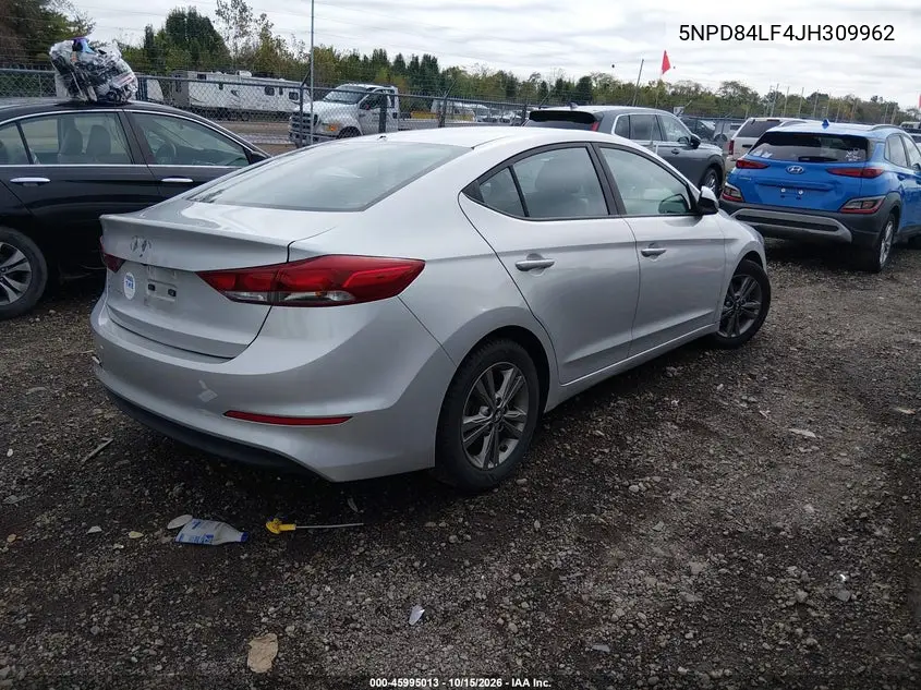 2018 HYUNDAI ELANTRA VIN 5NPD84LF4JH309962 — фото 4