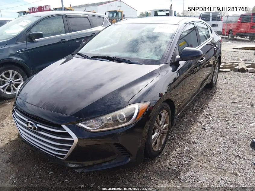 2018 HYUNDAI ELANTRA VIN 5NPD84LF9JH281768 — фото 2