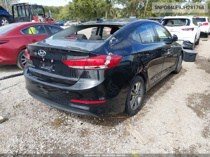 2018 HYUNDAI ELANTRA VIN 5NPD84LF9JH281768 — фото 4