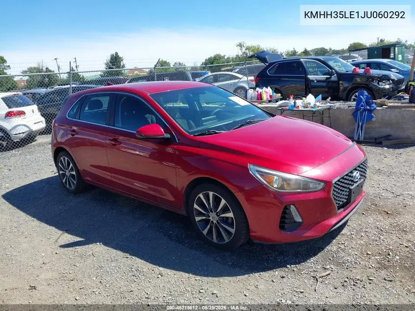 HYUNDAI ELANTRA 2018, VIN KMHH35LE1JU060292