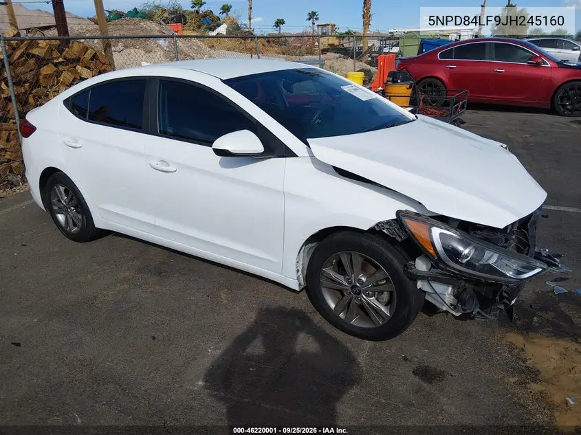 HYUNDAI ELANTRA 2018, VIN 5NPD84LF9JH245160