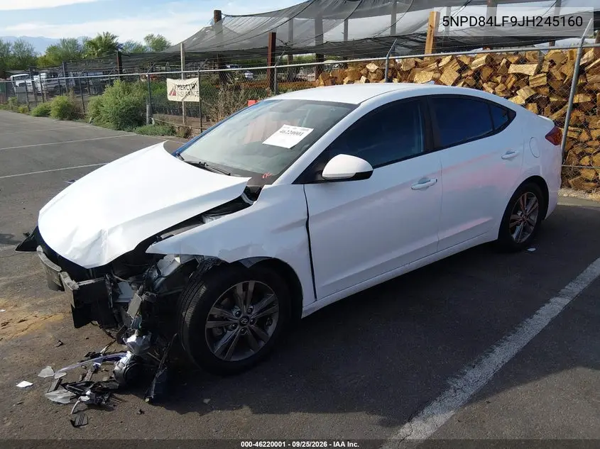 2018 HYUNDAI ELANTRA VIN 5NPD84LF9JH245160 — фото 2