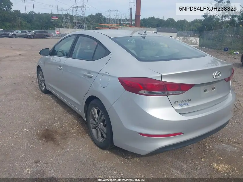 2018 HYUNDAI ELANTRA VIN 5NPD84LFXJH238329 — фото 3