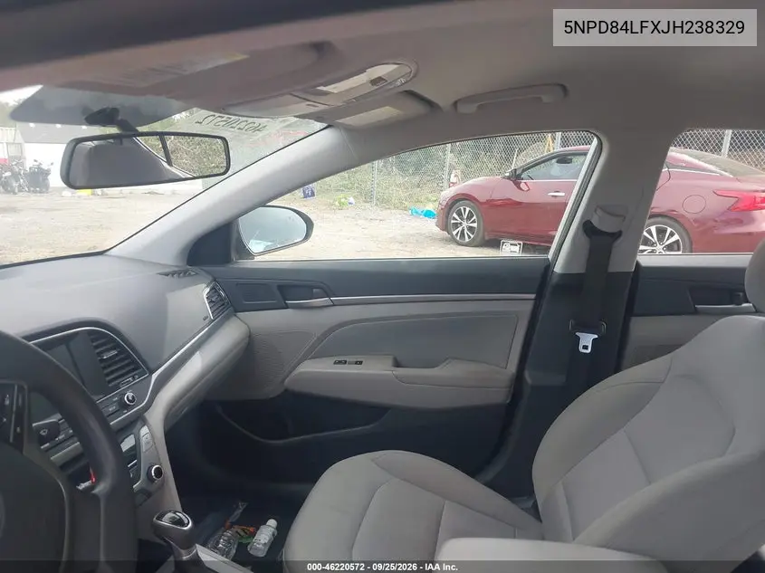2018 HYUNDAI ELANTRA VIN 5NPD84LFXJH238329 — фото 5