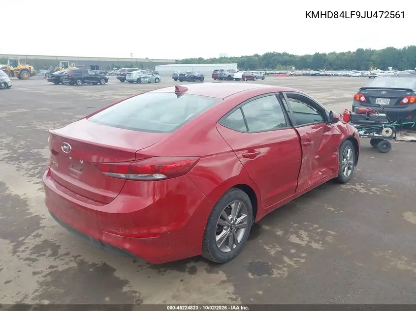 2018 HYUNDAI ELANTRA VIN KMHD84LF9JU472561 — фото 4